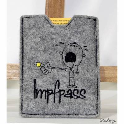 Impfpass - Schutzhülle aus Wollfilz