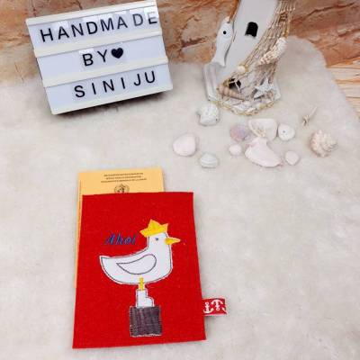 Möwen LIEBE • Impfpass Schutzhülle , Impfausweis