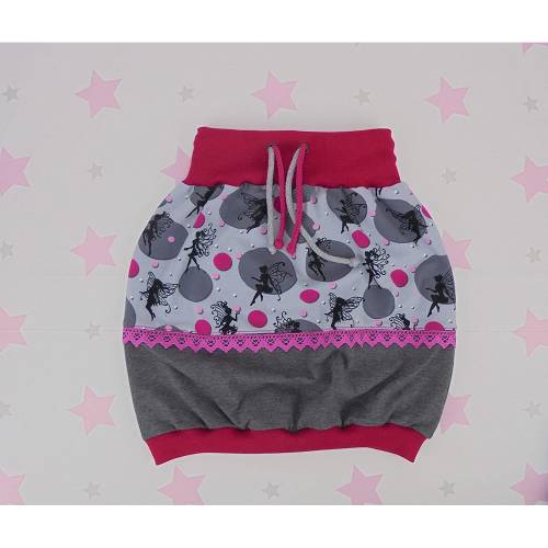 pinkeSterne ☆ Ballonrock FEE Grau Pink