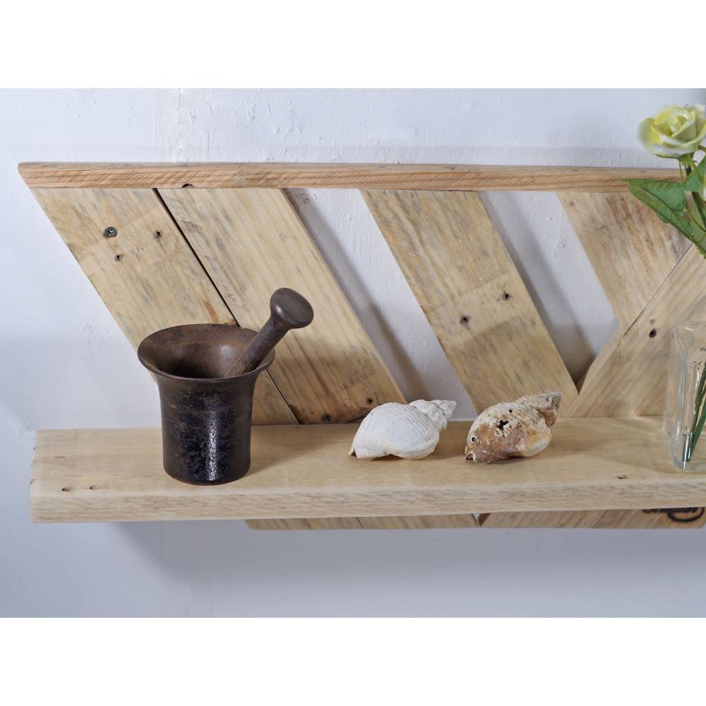 Wandregal, Regal, Palettenmöbel, Holzregal, Wandregal aus Palette, Holz, Wohndeko, deko Bild 2