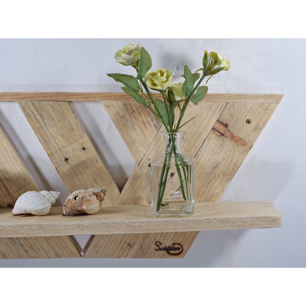 Wandregal, Regal, Palettenmöbel, Holzregal, Wandregal aus Palette, Holz, Wohndeko, deko Bild 5