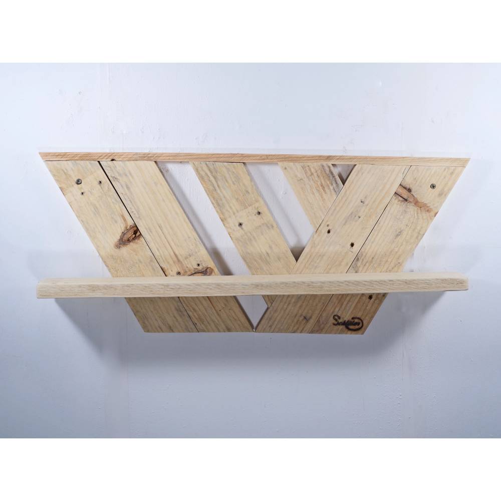 Wandregal, Regal, Palettenmöbel, Holzregal, Wandregal aus Palette, Holz, Wohndeko, deko Bild 9