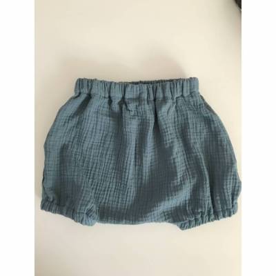 Bloomers, Kurze Pumphose aus Musselin Gr. 62/68, 74/80, 80/86, 92/98,  verschiedene Farben möglich