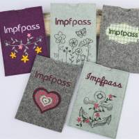 Stickdatei Impfpass Impfpasshülle 8 Motive