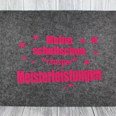 Zeugnismappe # Zeugnisstasche Zeugnisse Zeugnishülle Hülle Etui Mappe Umschlag Mädchen Frauen Schwester Freundin Frech