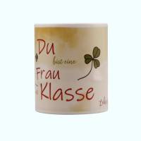 Tassen-Spruch für eine starke Lehrerin, Keramik-Tasse mit kreativen Spruch für eine starke Frau, Kaffee-Tasse weiß