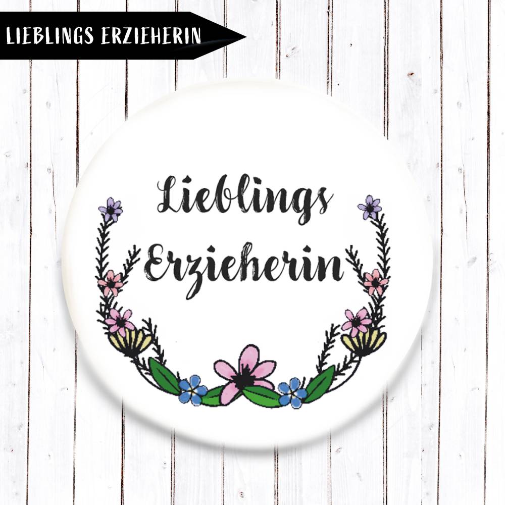 Lieblings Erzieherin Taschenspiegel *Personalisierbar* Bild 2