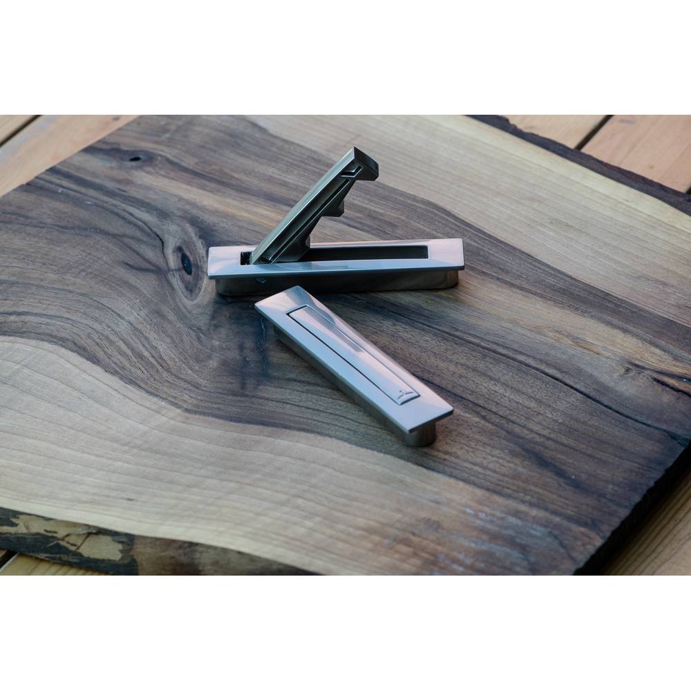 Handarbeit | Garderobe aus Bambus massiv | Klapphaken Edelstahlfinish | 82  cm, verdeckte Aufhngung.