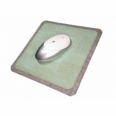 Mauspad Filz Kork Merino Wollfilz Unterseite Anti-Rutsch Stoff Unterlage Mausunterlage Schreibtisch Mouse Pad