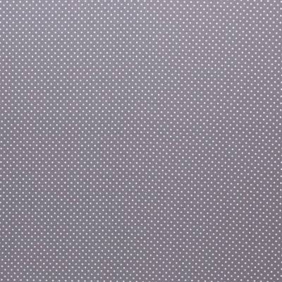 Baumwolle Punkte 2 mm Grau