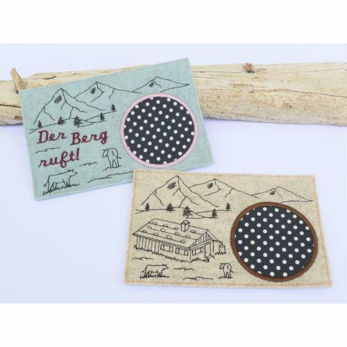 Stickdatei Berge Alm Mugrug SET