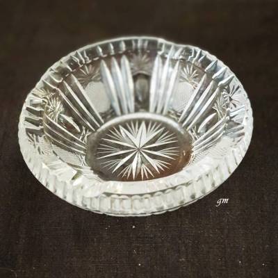 Vintage Kristallglas Aschenbecher 1960er – Rarität im sehr guten Zustand