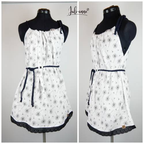 Damen Long-Top aus luftigen Musselin Pusteblumen 