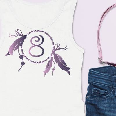 Plotterdatei Geburtstag, Traumfänger, Serie 11