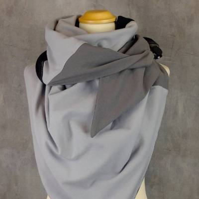 Halstuch, Dreieckstuch Erwachsene "lovely gray"