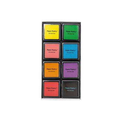 Tuschestempelkissen essentials 8 Farben