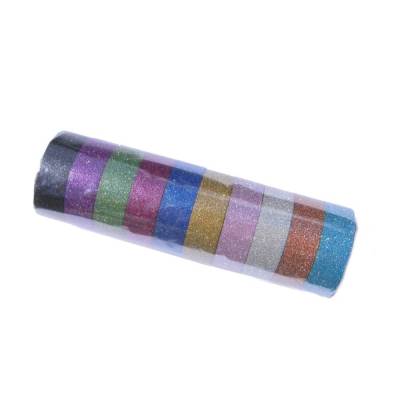 Klebeband Krepp metallic 10 Stück