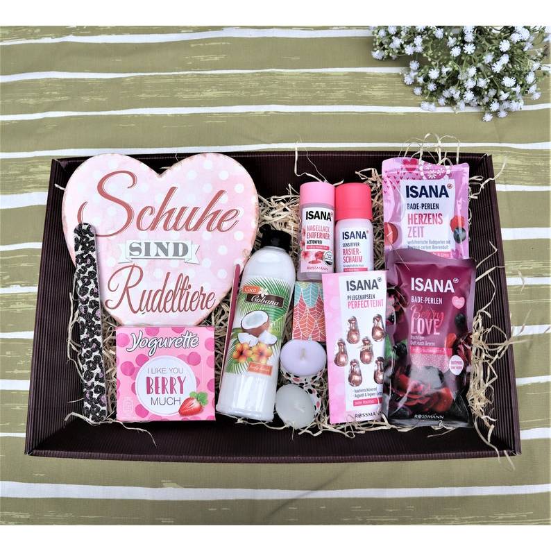 Geschenk Set, Wellness Set, Geburtstagsgeschenk, rosa