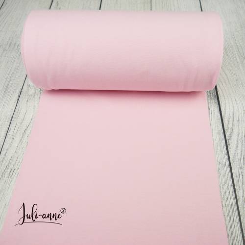 Feinripp - Bündchen Helllrosa Schlauch Breite 35cm