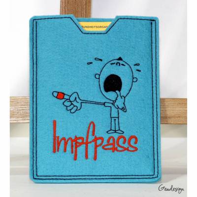 Impfpass - Schutzhülle aus Wollfilz