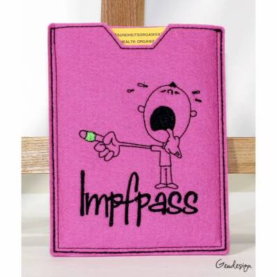 Impfpass - Schutzhülle aus Wollfilz