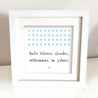 Bild zur Geburt | Taufe | Geburtstag | Bilderrahmen