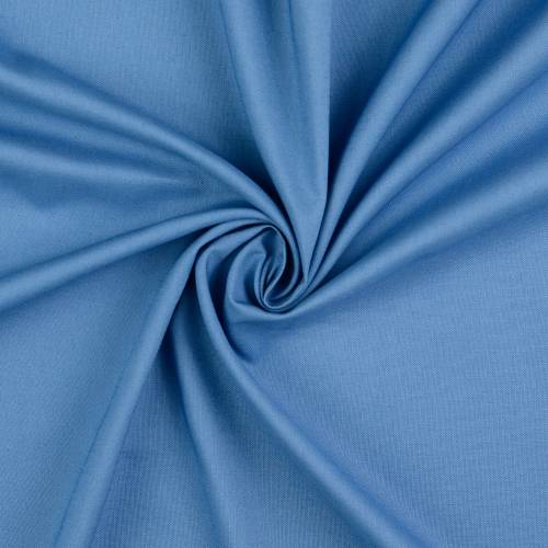 Baumwolle Baumwollstoff Webware uni taubenblau Öko-Tex-Standard 100 (1m/7,-€)