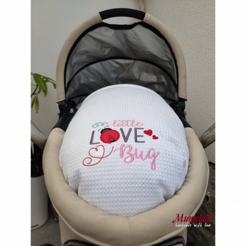 Babydecke - Wiegendecke Weiss