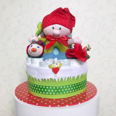 Windeltorte kleiner Zwerg zur Geburt 