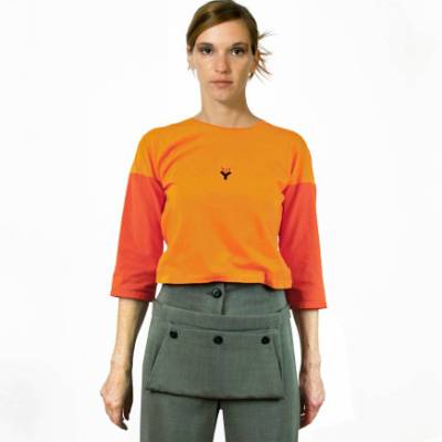 7/8 HOSE mit hoher Taille und Hosenaufschlag in vielen Stoffen