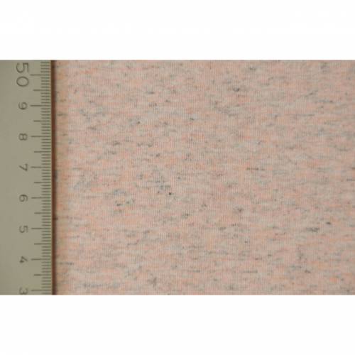 Sommersweat French Terry in melange zart lachsfarben  50 x 150 cm Sweat 