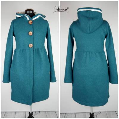 Damen Walk Mantel / Jacke "Jumi" Petrol