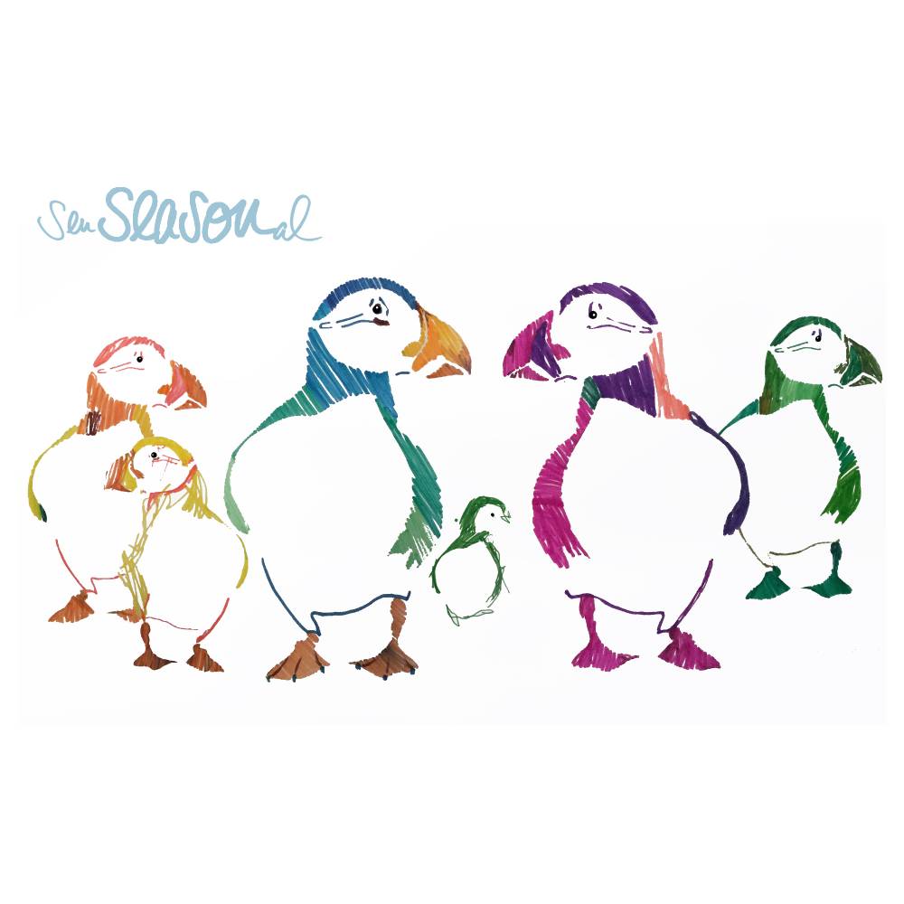 Papageientaucher Plottdatei, Plotterdatei für Folienplott und Papier plotten, als svg, dxf von senSEASONal Bild 9