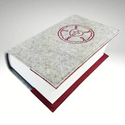 Filzhülle evangelisches Gesangbuch LUTHERROSE  KL43