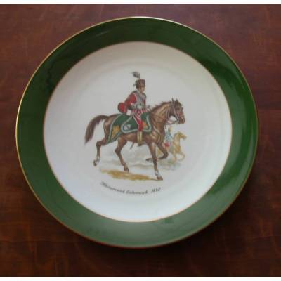 Vintage Porzellan - Wandteller - Kaiserreich Österreich 1840 - Selfmann  Weiden - aus den 70er Jahren