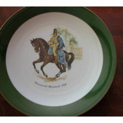 Vintage Porzellan - Wandteller - Kaiserreich Russland 1762 - Selfmann  Weiden - aus den 70er Jahren