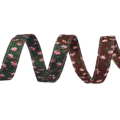 Dekoband 5m Blumen 10 mm