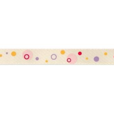 Motivband Design-Punkte creme, selbstklebend