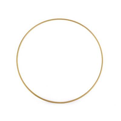 Drahtring Gold 25cm für Traumfänger