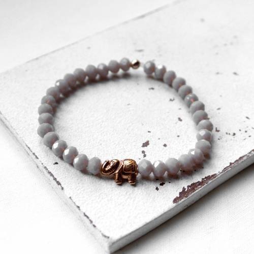 Elefant • Armband Perlen | Armschmuck | Geschenk Frau | Freundin | Schwester | Mama