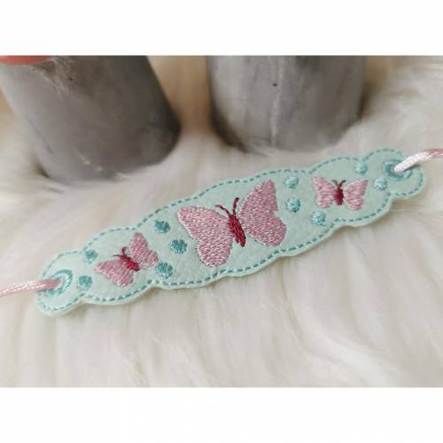 ITH Stickdatei Schmetterling Armband 10x10