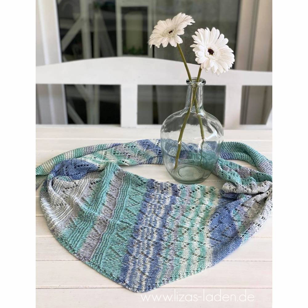 Strickanleitung Lizas Kleines Sommertuch Bild 10
