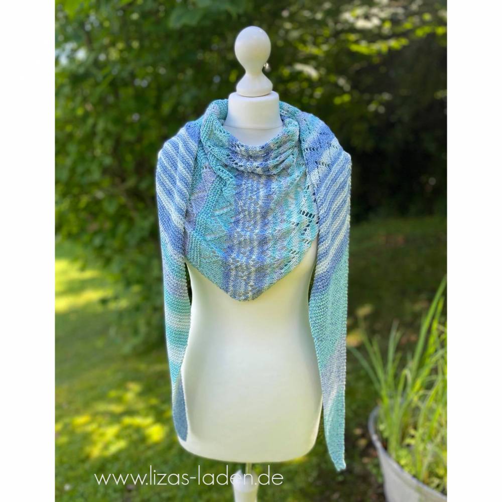 Strickanleitung Lizas Kleines Sommertuch Bild 2