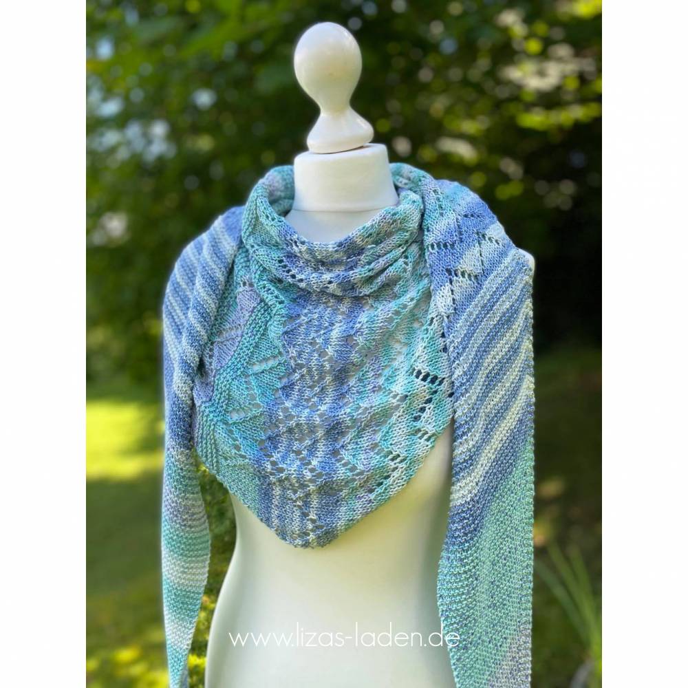 Strickanleitung Lizas Kleines Sommertuch Bild 3