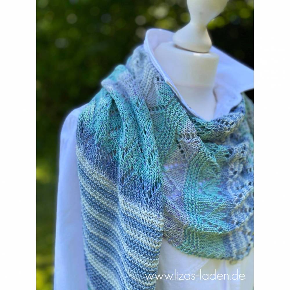 Strickanleitung Lizas Kleines Sommertuch Bild 4
