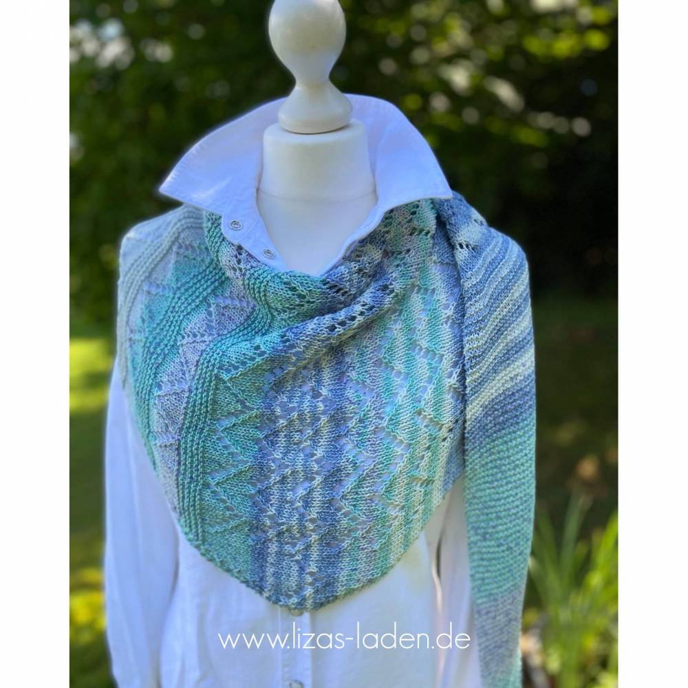 Strickanleitung Lizas Kleines Sommertuch Bild 5