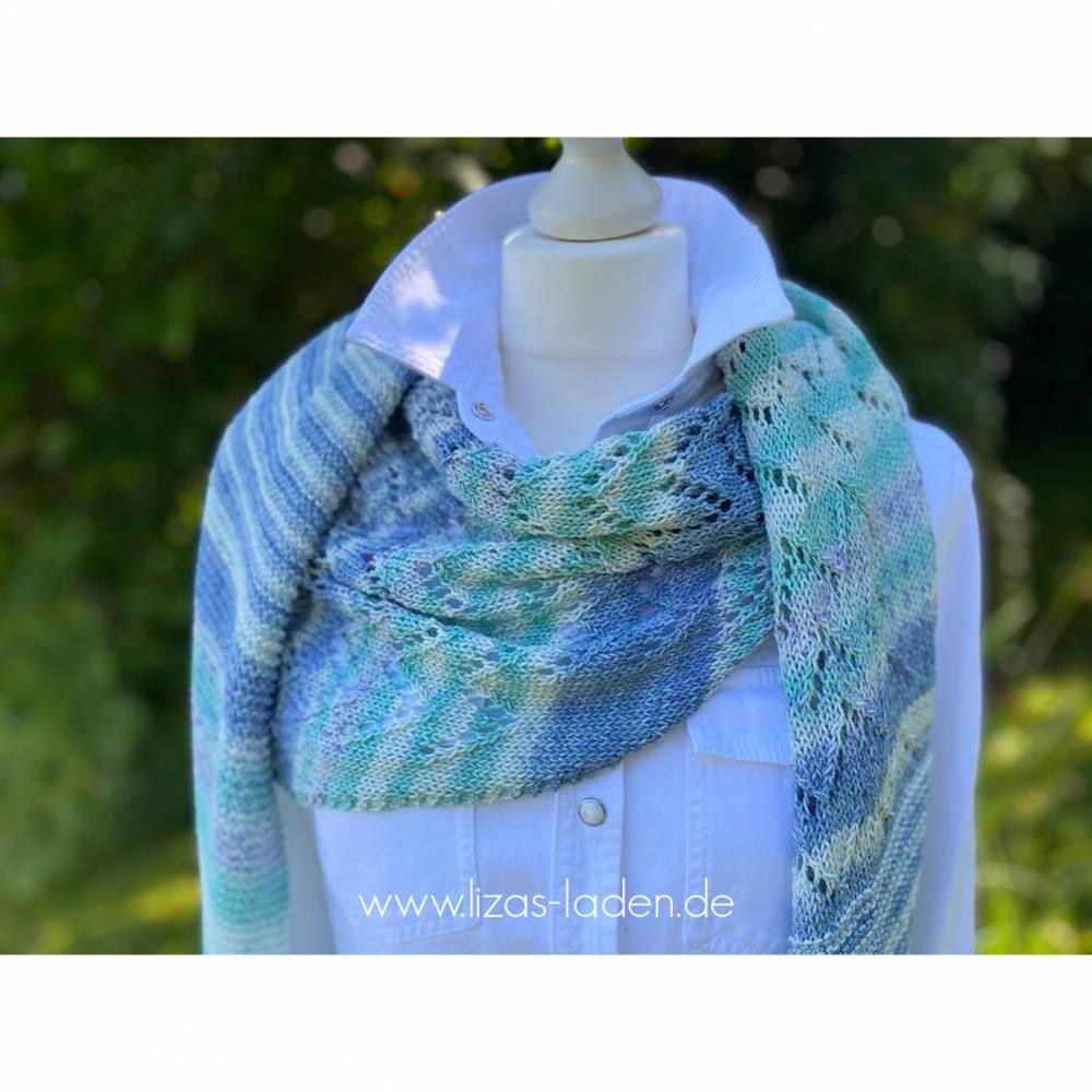 Strickanleitung Lizas Kleines Sommertuch Bild 6