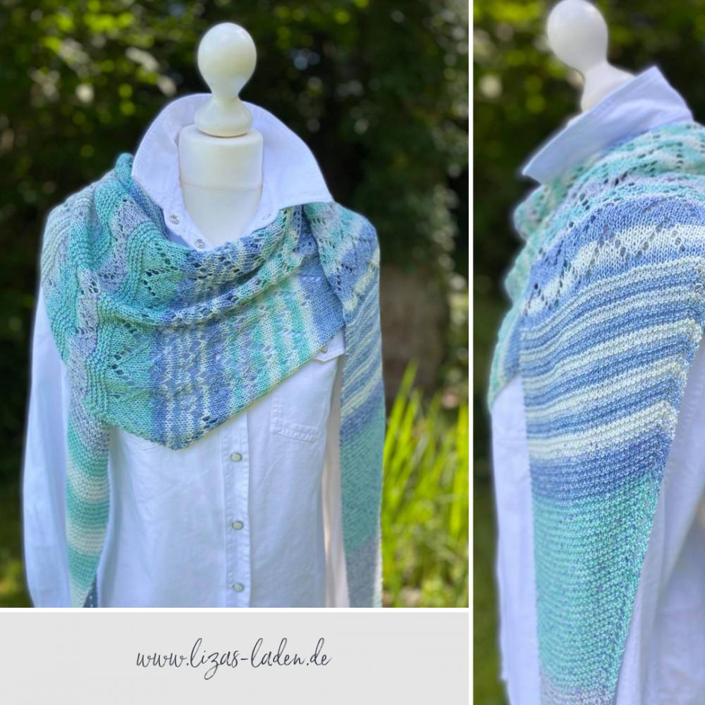 Strickanleitung Lizas Kleines Sommertuch Bild 8