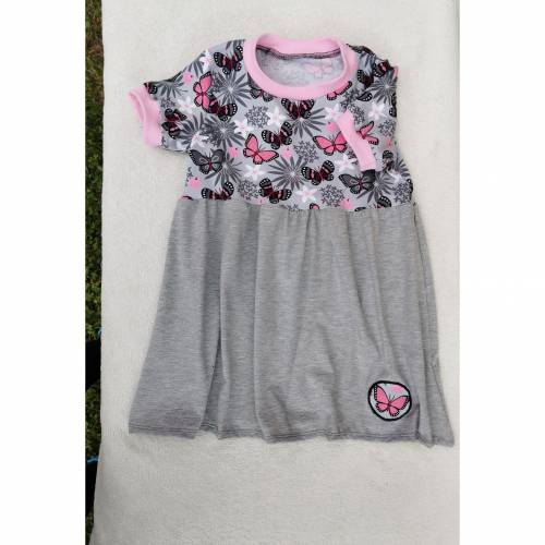 Kinder Ballonshirt ,, Schmetterlinge" in den Gr. 74/80 bis 134 aus Jersey