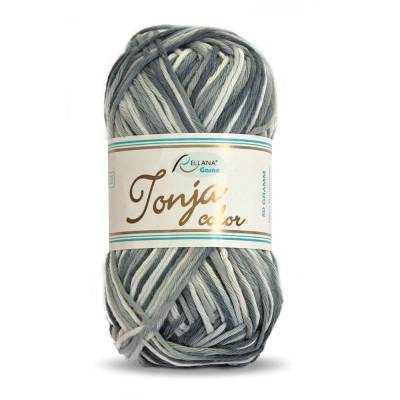  Rellana Baumwolle Tonja 50 g FB 402 schwarz/weiß